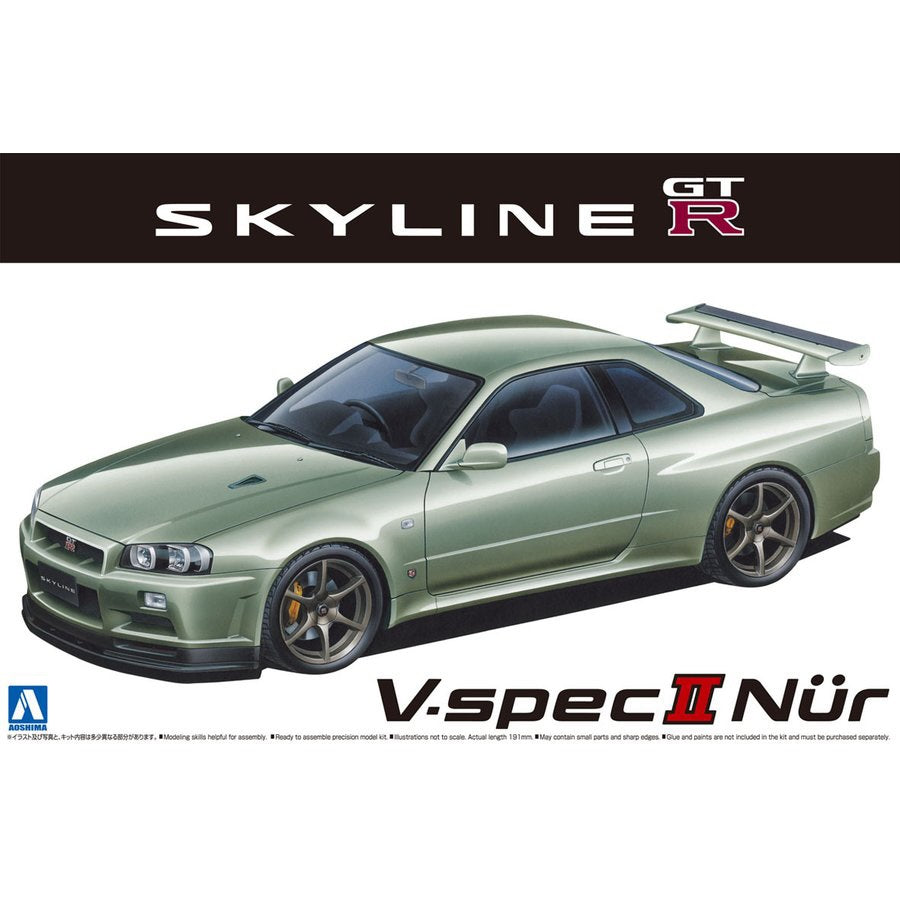 1/24 NISSAN BNR34 SKYLINE GT-R Vspec II NÃ¼r 02