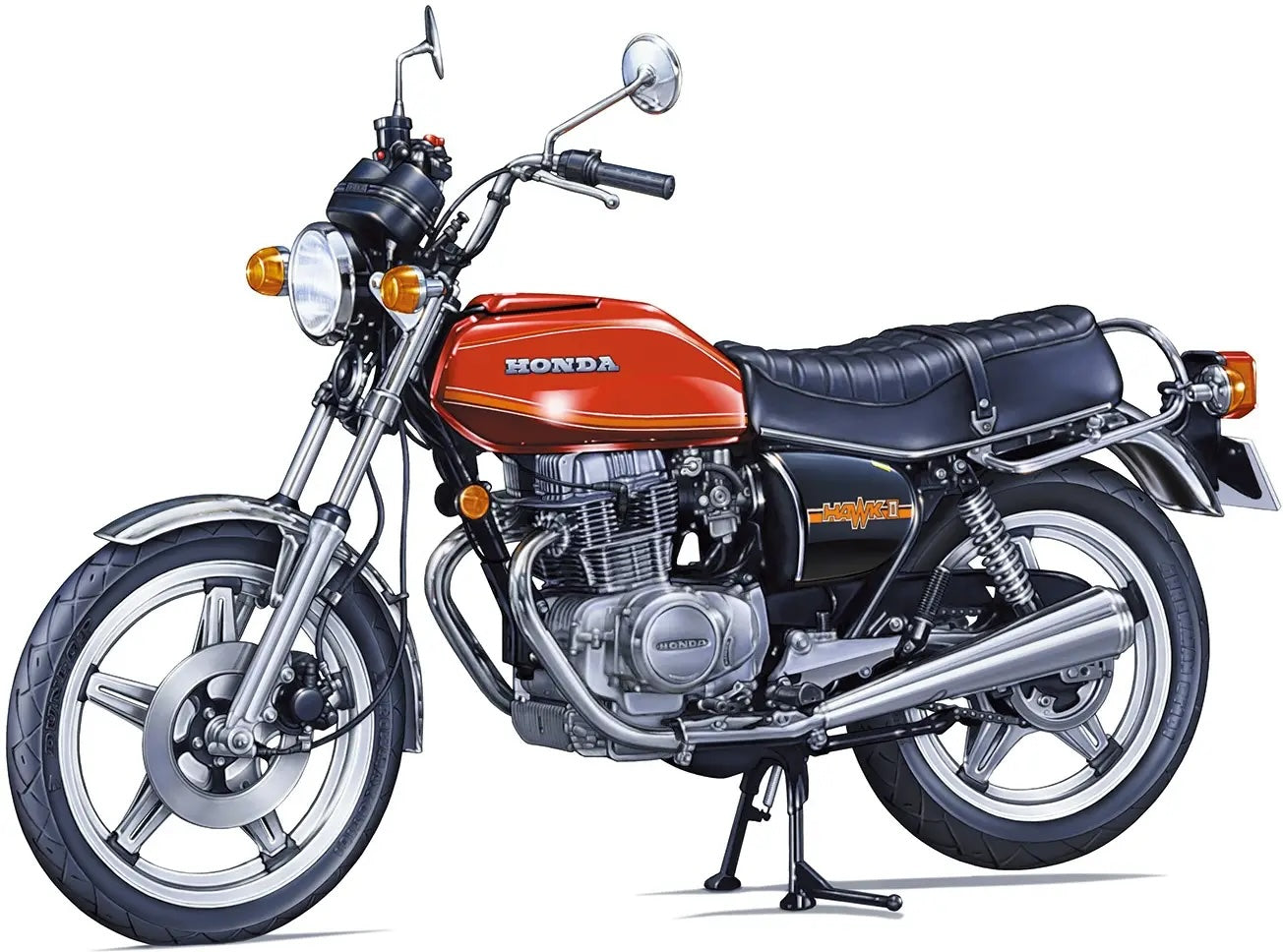 1/12 HONDA CB400T HAWK-II '78