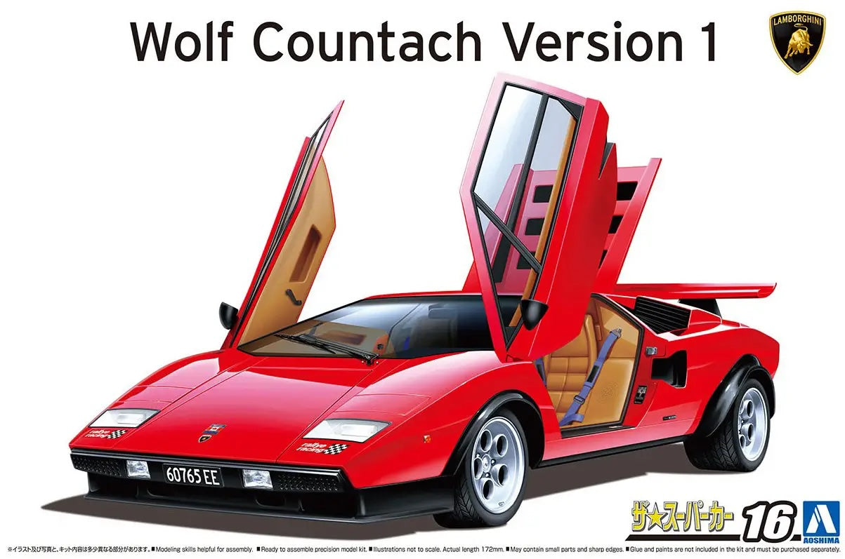 1/24 WOLF COUNTACH VERSION 1 '75