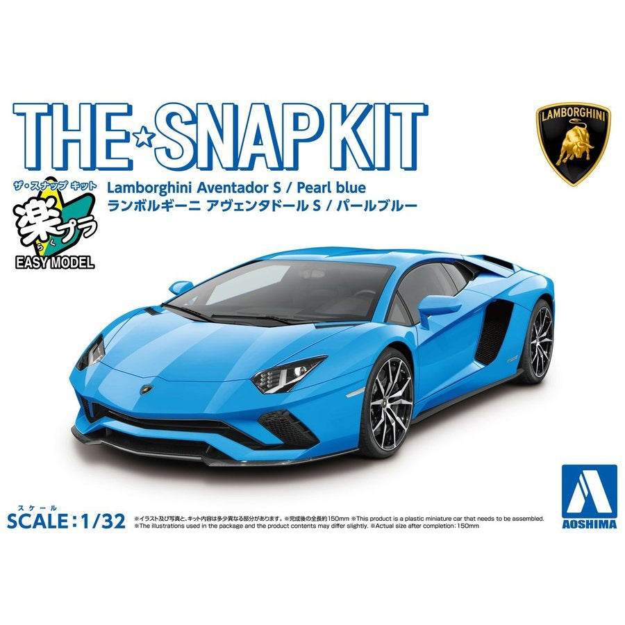 1/32 SNAP LAMBORGHINI AVENTADOR S (Pearl Blue)