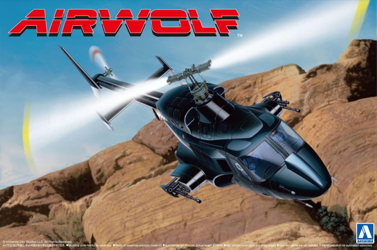 1/48 AIRWOLF Clear Body Version