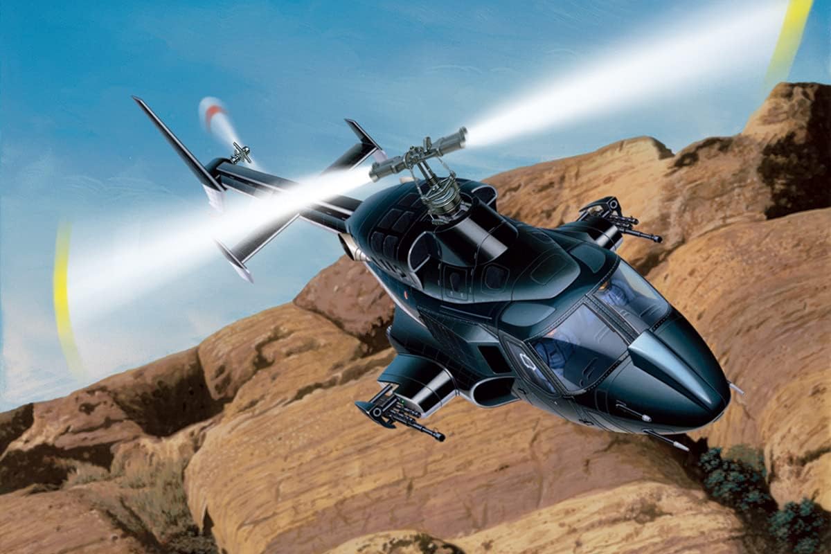 1/48 AIRWOLF Clear Body Version