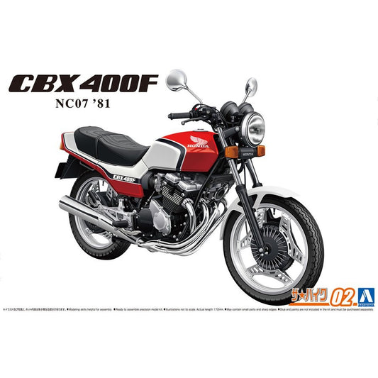 1/12 HONDA NC07 CBX400F Pearl Candy Red / Pearl Shell White '81