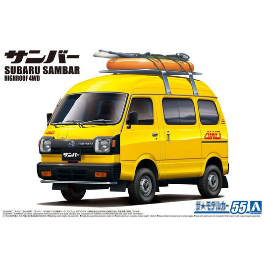 1/24 SUBARU TT1 SAMBAR HIGH ROOF 4WD '80