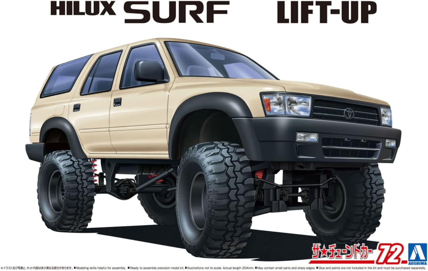 1/24 TOYOTA VZN130G HILUX SURF LIFT UP '91