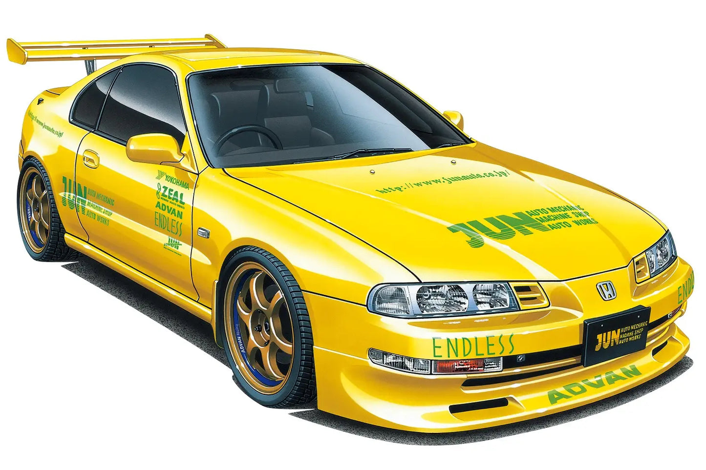 1/24 JUN Auto Mechanic Machine Shop Auto Works HONDA BB1 PRELUDE '91