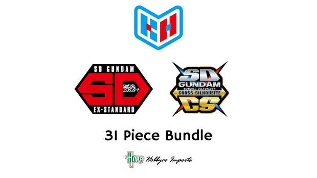Bundle - Gunpla Super Deformed Model kits (31pcs)