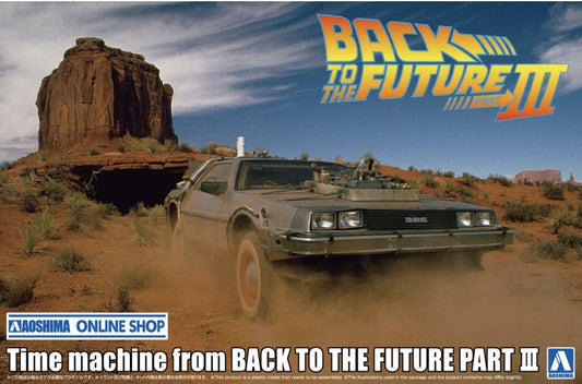 1/24 Time Machine From Back To The Future Part III