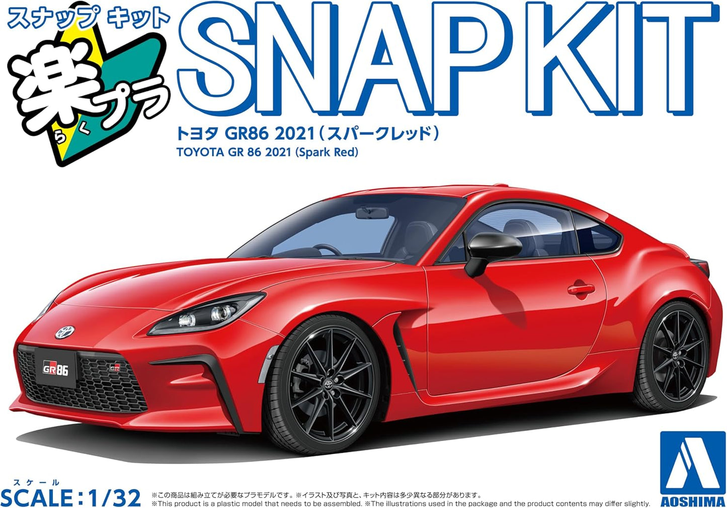 1/32 SNAP TOYOTA GR 86 2021 (Spark Red)