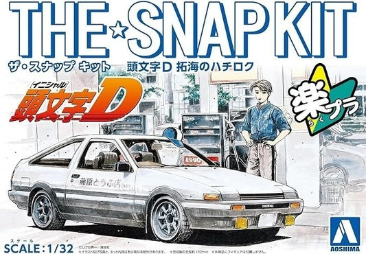 1/32 SNAP INITIAL-D TAKUMIâ€™S HACHIROKU
