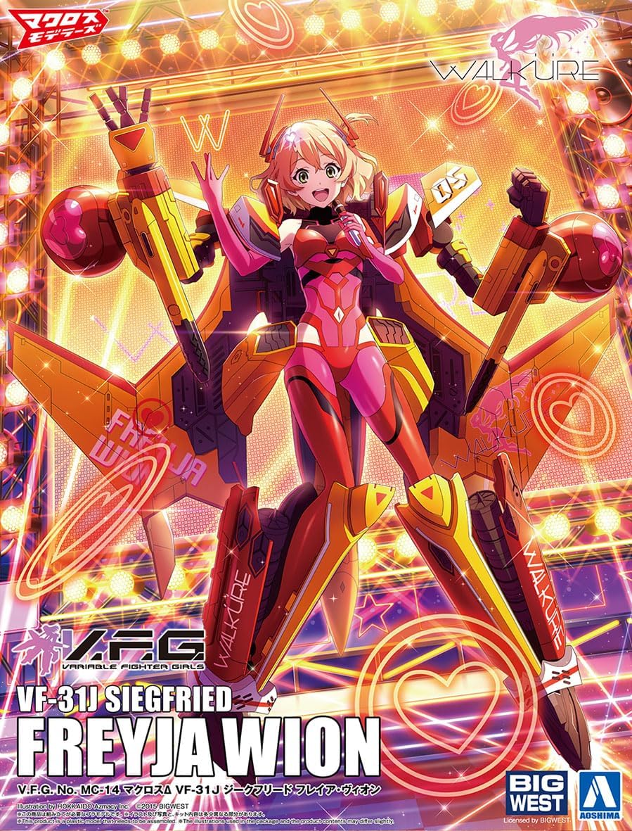Non-Scale Variable Fighter Girls Macross Delta Walkure Freyja Wion