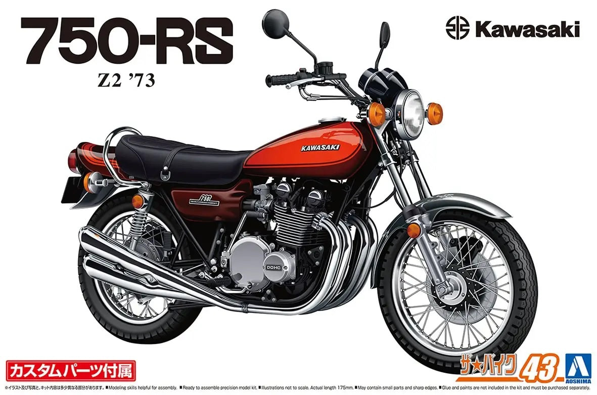1/12 KAWASAKI Z2 750-RS '73 WITH CUSTOM PARTS