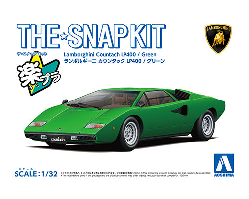 1/32 SNAP LAMBORGHINI Countach LP400 (Green)