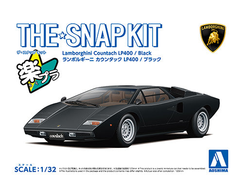 1/32 SNAP LAMBORGHINI Countach LP400 (Black)