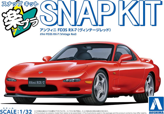 1/32 SNAP MAZDA FD3S RX-7 (Vintage Red)