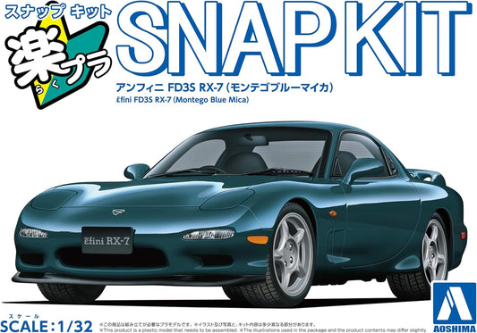 1/32 SNAP MAZDA FD3S RX-7 (Montego Blue Mica)