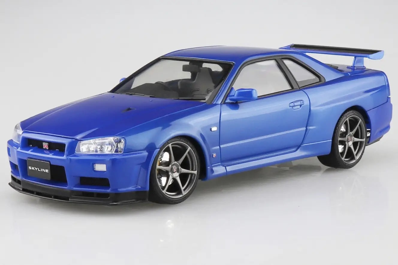 1/24 NISSAN BNR34 SKYLINE GT-R V-Spec II '00 Bayside Blue