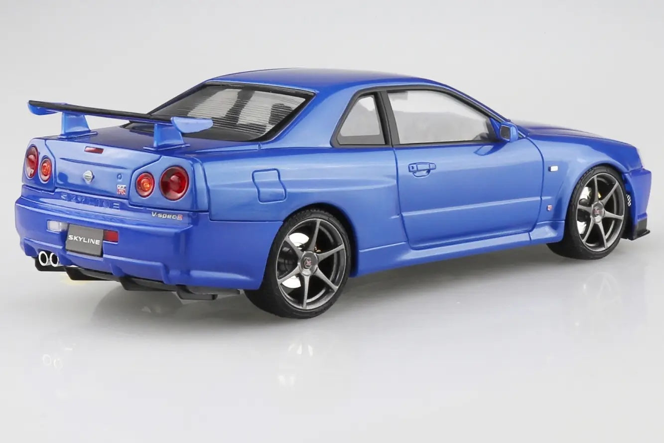 1/24 NISSAN BNR34 SKYLINE GT-R V-Spec II '00 Bayside Blue