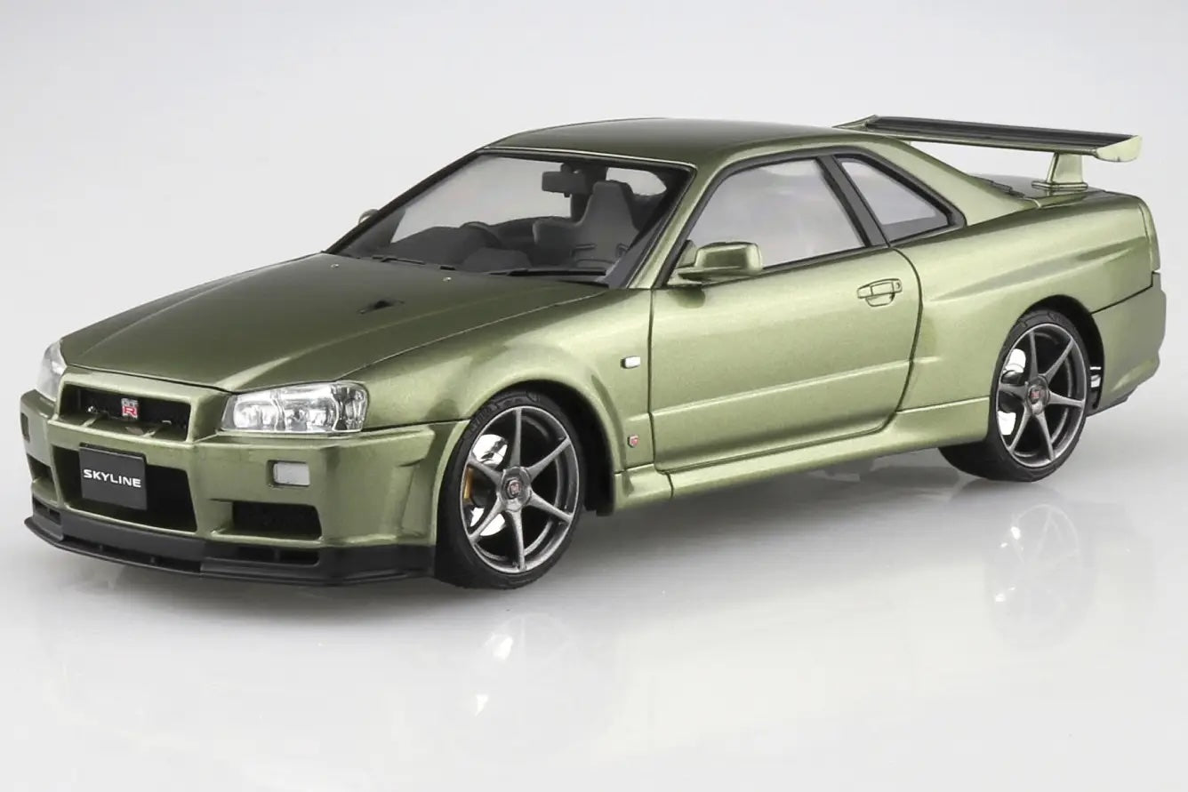 1/24 NISSAN BNR34 SKYLINE GT-R V-Spec II Nur '00 Millennium Jade