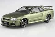 1/24 NISSAN BNR34 SKYLINE GT-R V-Spec II Nur '00 Millennium Jade