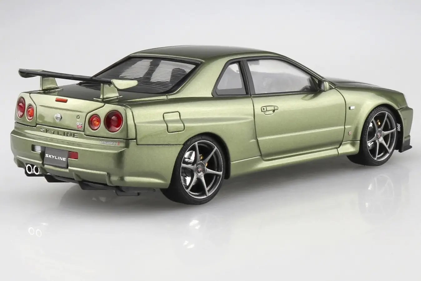 1/24 NISSAN BNR34 SKYLINE GT-R V-Spec II Nur '00 Millennium Jade