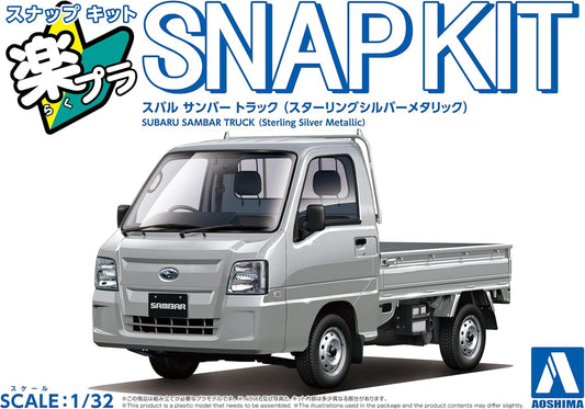 1/32 SNAP SUBARU Sambar Truck (Sterling Silver Metallic)
