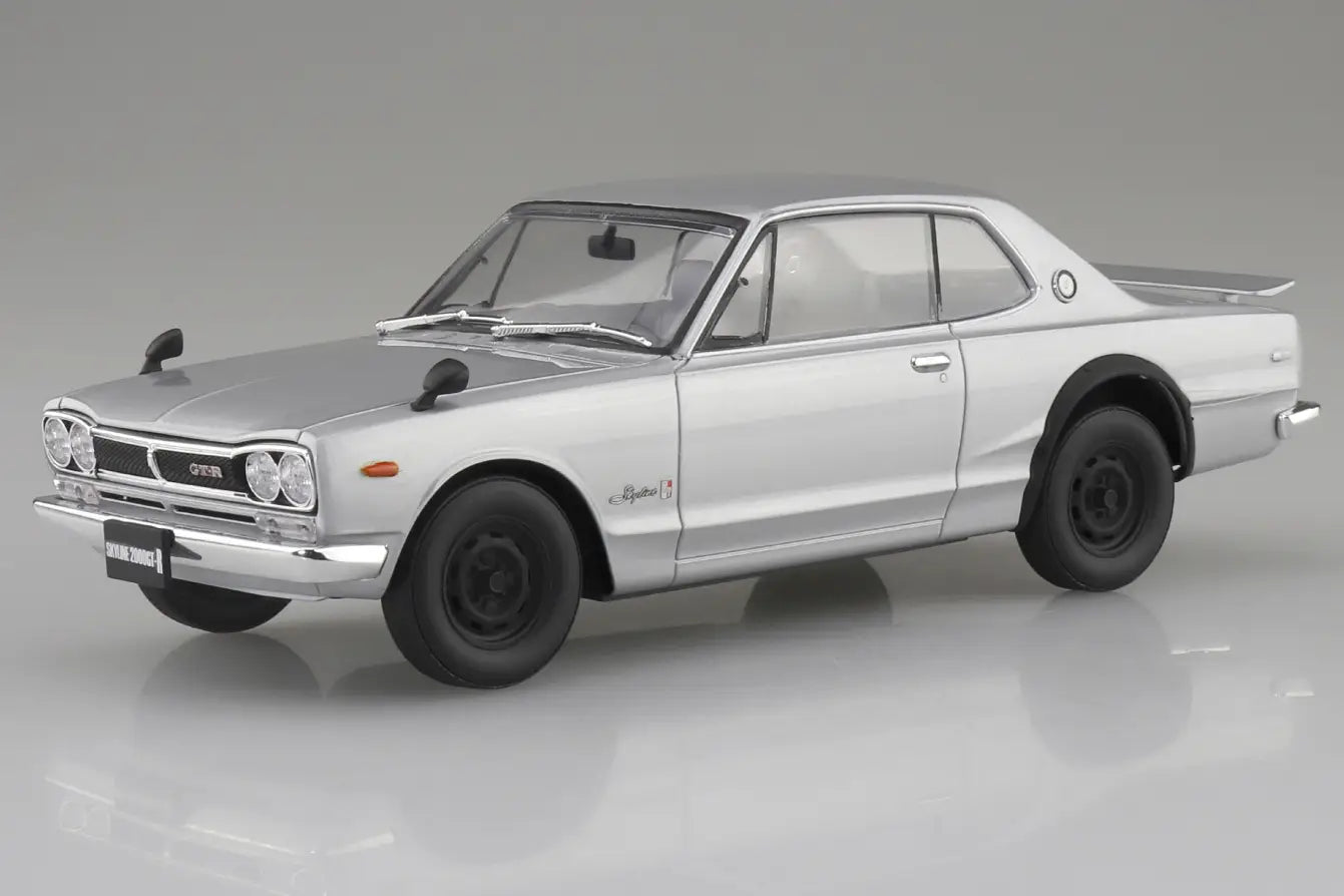 1/24 SNAP NISSAN KPGC10 Skyline HT 2000 GT-R 1970 Silver