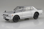 1/24 SNAP NISSAN KPGC10 Skyline HT 2000 GT-R 1970 Silver