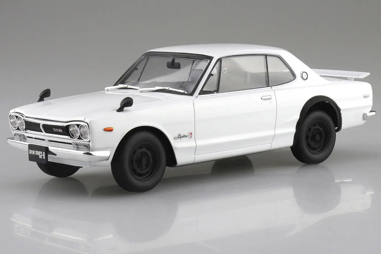1/24 SNAP NISSAN KPGC10 Skyline HT 2000 GT-R 1971 White