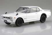1/24 SNAP NISSAN KPGC10 Skyline HT 2000 GT-R 1971 White