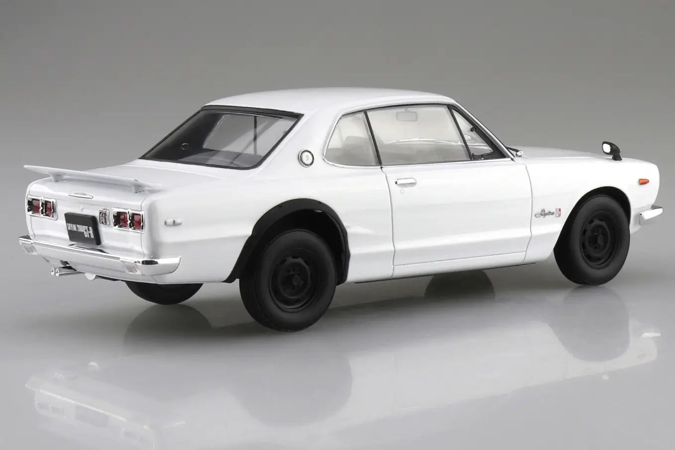 1/24 SNAP NISSAN KPGC10 Skyline HT 2000 GT-R 1971 White
