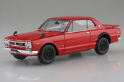 1/24 SNAP NISSAN KPGC10 Skyline HT 2000 GT-R 1970 Red