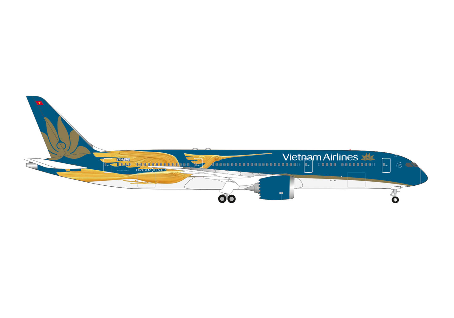 1/500 Vietnam Airlines Boeing 787-9 Dreamliner "Chim Lac" 30th Anniversary Livery VN-A868