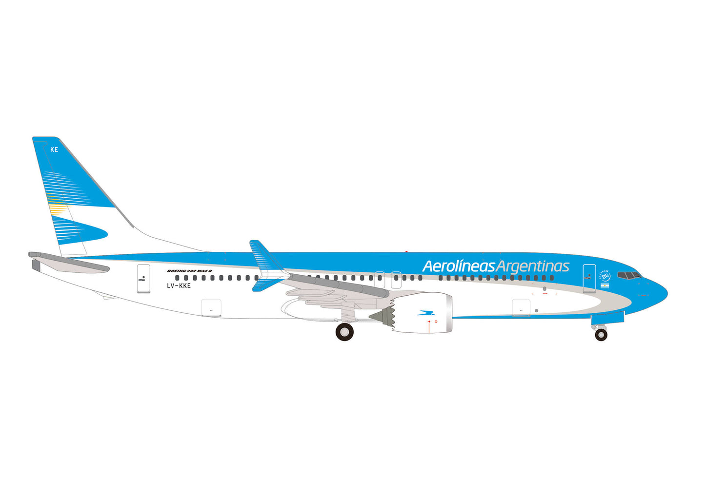 1/500 Aerolíneas Argentinas Boeing 737 Max 8 LV-KKE