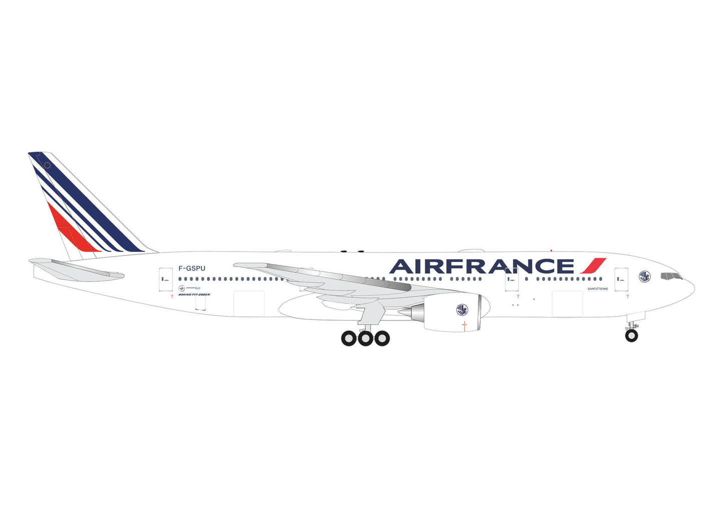 1/500 Air France Boeing 777-200 F-GSPU "Saint-Étienne"