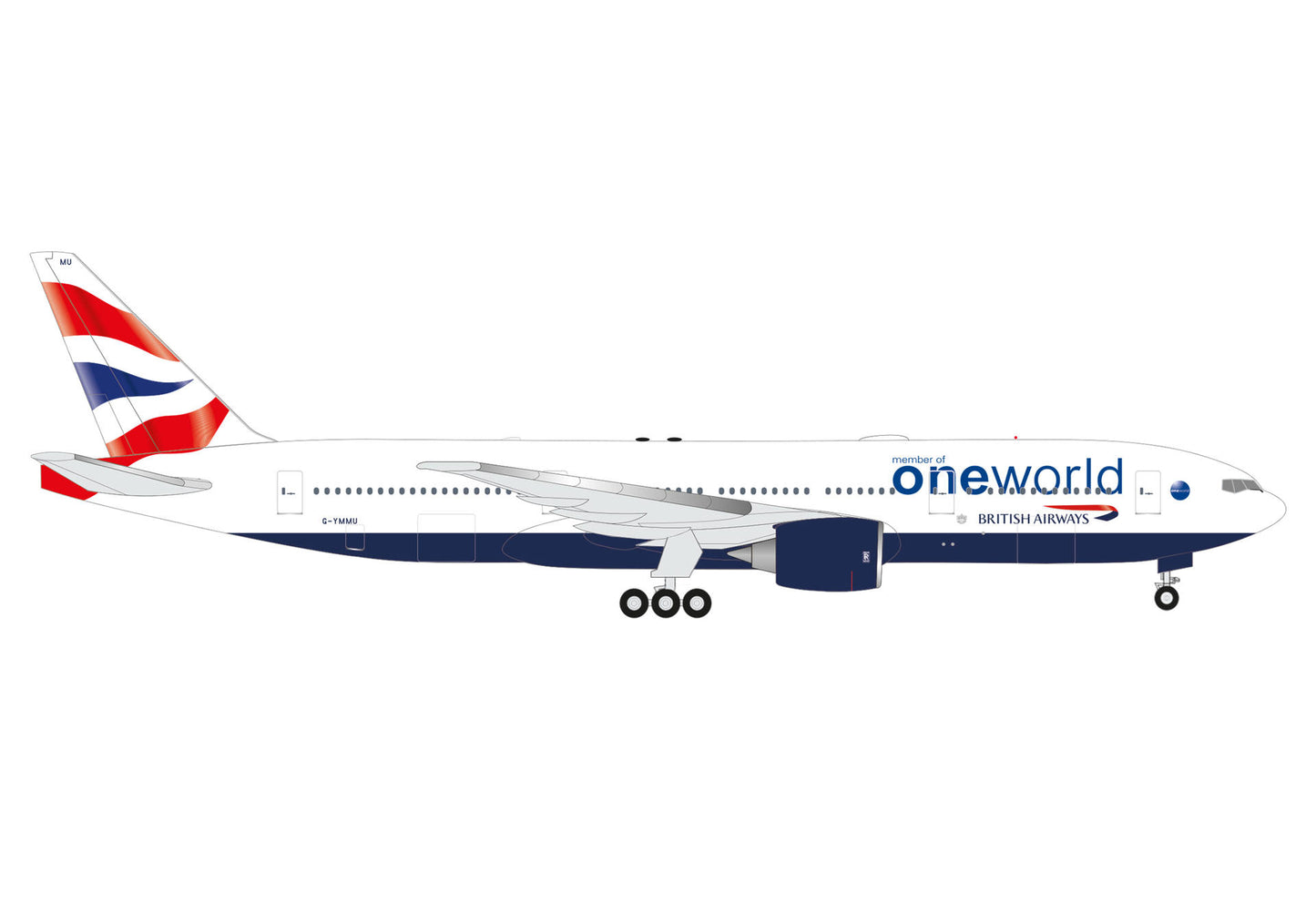 1/500 British Airways Boeing 777-200 "oneworld" G-YMMU
