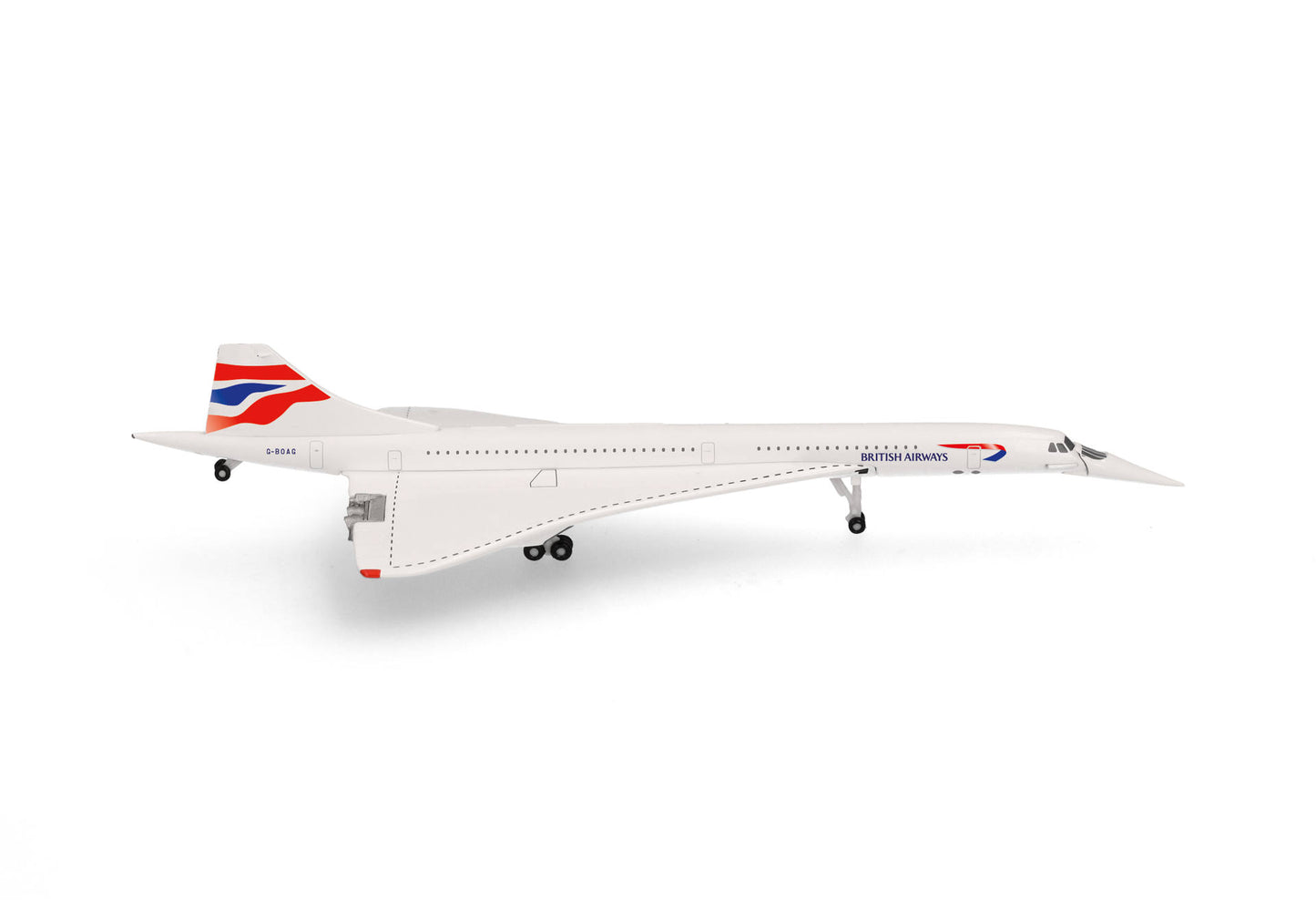 1/500 British Airways Concorde Union Flag Livery Nose Down G-BOAG