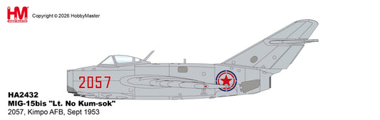 1/72 MIG-15bis "Lt. No Kum-sok" 2057 Kimpo AFB Sept 1953