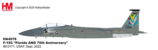 1/72 F-15C "Florida ANG 7th Anniversary" 86-0171 USAF Sept 2022