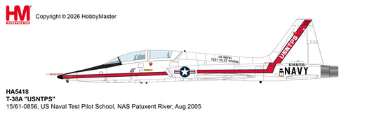 1/72 T-38A "USNTPS" 15/61-0856 US Naval Test Pilot School NAS Patuxent River Aug 2005
