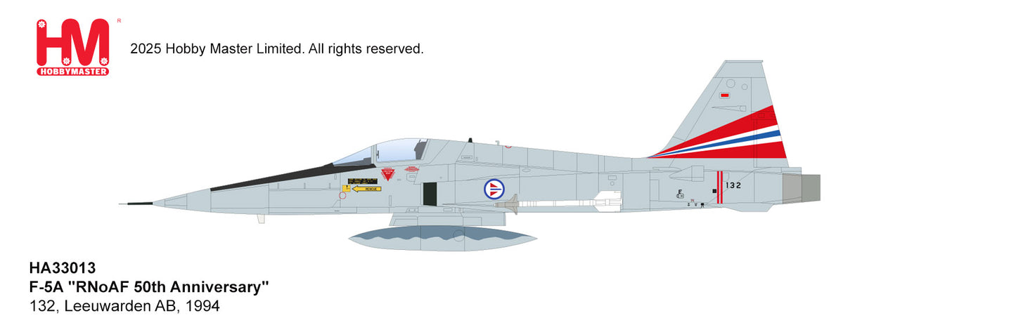 1/72 F-5A "RNoAF 50th Anniversary" 132 Leeuwarden AB 1994