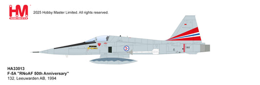 1/72 F-5A "RNoAF 50th Anniversary" 132 Leeuwarden AB 1994