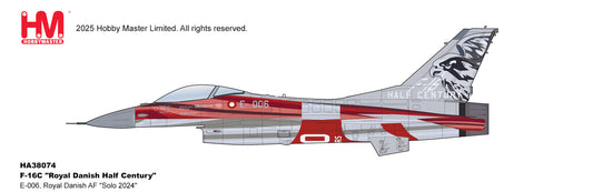 1/72 F-16C "Royal Danish Half Century" E-006 Royal Danish AF "Solo 2024"