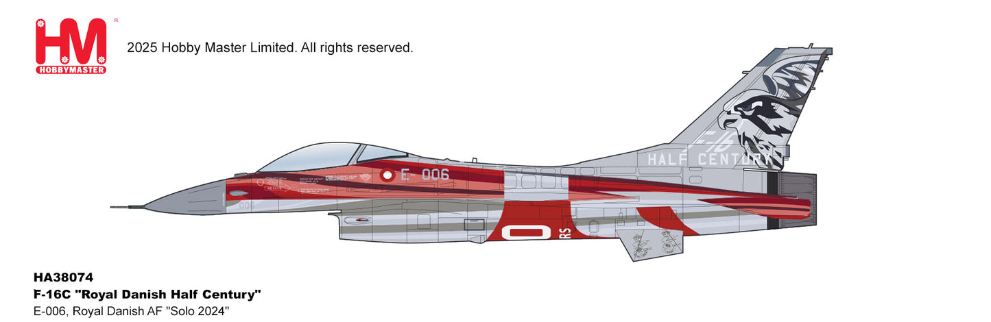 1/72 F-16C "Royal Danish Half Century" E-006 Royal Danish AF "Solo 2024"