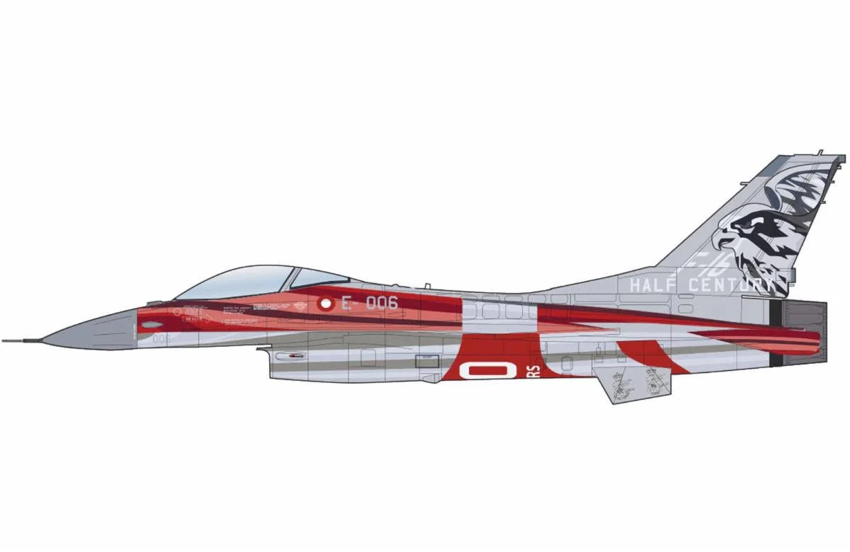1/72 F-16C "Royal Danish Half Century" E-006 Royal Danish AF "Solo 2024"