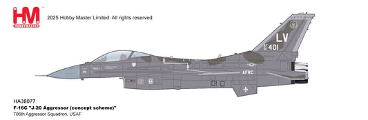 1/72 F-16C "J-20 Aggressor (Concept Scheme)" 706th Aggressor Squadron USAF