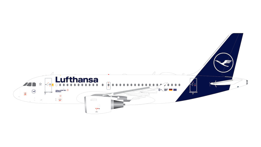 1/400 A319-100 Lufthansa D-AIBF