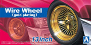 1/24 Wire Wheel (Gold Plating) 13inch Wheel Set