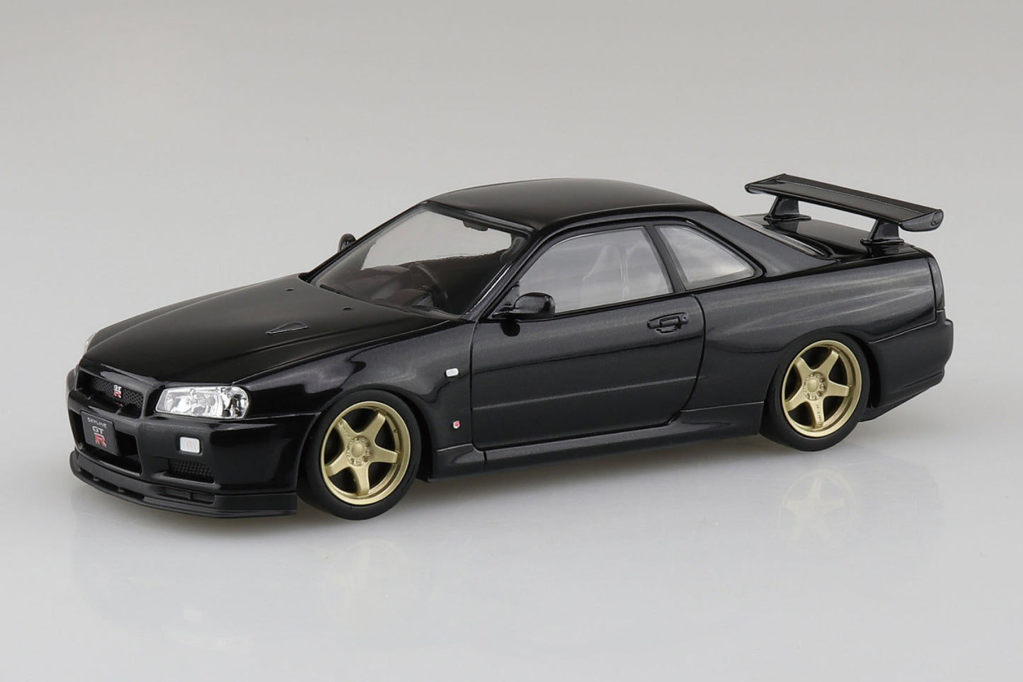 1/32 SNAP NISSAN R34 Skyline GT-R Custom Wheel (Black Pearl)