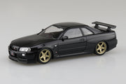 1/32 SNAP NISSAN R34 Skyline GT-R Custom Wheel (Black Pearl)